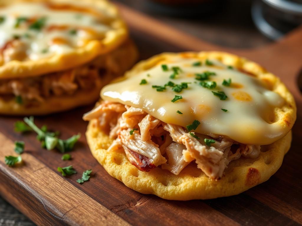 arepa colombiana med ost